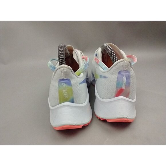 Nike Air Zoom Pegasus 37 Tie-Dye Women's 6.5 Running Shoes White - Picture 4 of 14